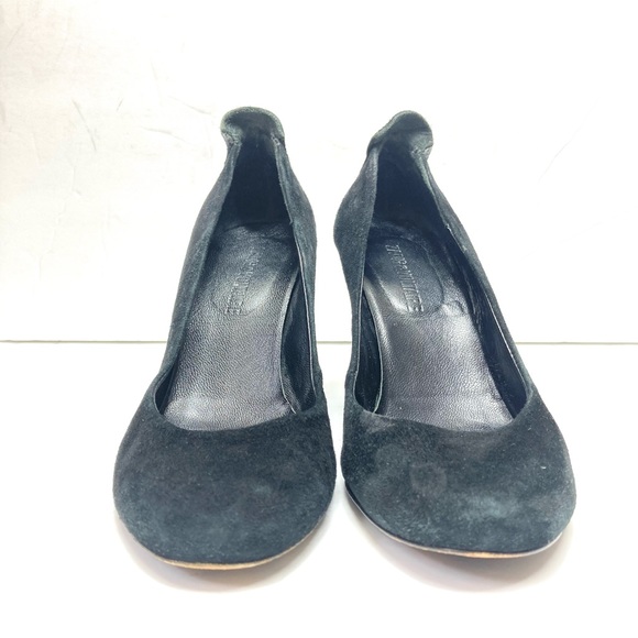 Zadig & Voltaire Leather Wedges Heels Skull Embellished 7 Black Rock Star - Picture 11 of 14